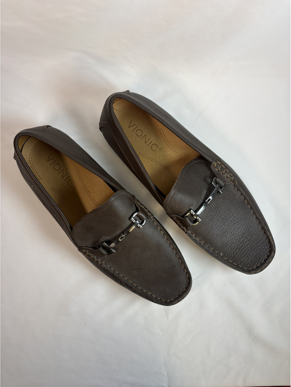 Vionic Men's Business Brown Loafers NEW NEVER WORN